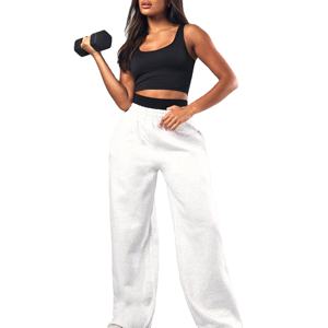 Pantalones Jogger Personalizados para Mujer, Talla Grande, de Felpa Francesa, Cintura Elástica, Transpirables, para Invierno - Product Image 4