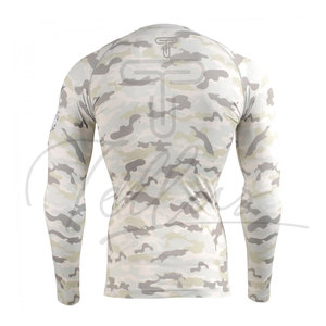 Camiseta de Compresión de Diseño Nuevo, Ropa Deportiva al por Mayor para Hombre, Ligera, Transpirable, Ajustada, de Spandex/Poliéster, Manga Larga, Secado Rápido - Product Image 4