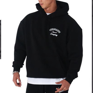 Survêtements d'entraînement personnalisés à impression bouffante avec broderie de jogging pour hommes Slim Fit 100% sweat cargo en coton Sweats à capuche et sweat-shirts pour hommes - Product Image 6