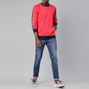 Sudaderas Personalizadas para Hombre, Ligeras, de Color Sólido, Transpirables, de Secado Rápido, Cuello Redondo, Corte Regular, a la Moda para Invierno - Product Image 4