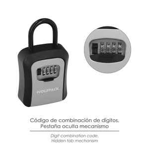 Boîte à clés avec code et anse 175x95x40 mm - Product Image 4