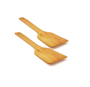 Ustensile de cuisine naturel tourneur de taverne en bois louche cuillère spatule pour remuer le mélange servant l'armement à vendre - Product Image 1