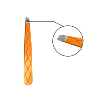แหนบคิ้วแบบเอียงทำจากสเตนเลสสินค้ามาใหม่แหนบพิมพ์สีสันสดใส - Product Image 5