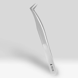Stainless Steel STL-5 Eyelash Tweezers by for Stacy Lash Essential Eyelash Supplies for Extensions - Product Image 1