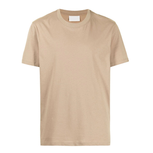 100% algodón, camiseta para hombre, ajuste holgado, camiseta personalizada impresa Camiseta de gran tamaño para hombre Camiseta de cuello simulado extendido de alta calidad - Product Image 1