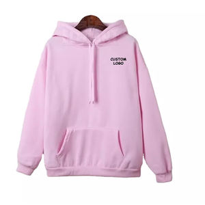 Pull polaire en coton polyester 320gsm sweats à capuche confortables nouveauté sweats à capuche unis à manches longues par sport élégant - Product Image 1