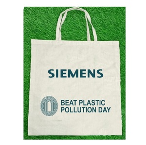 Bolso mediano plegable de lona de algodón 100% reutilizable con logotipo impreso personalizado OEM ODM bolso de compras de color personalizado para bolso de playa - Product Image 3