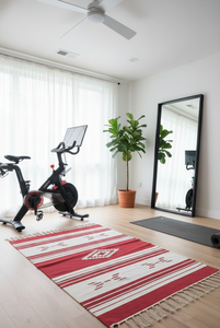 Alfombra Rectangular de Felpa de Algodón Tejida de Lujo con Diseño Floral Lavable a Máquina para Uso en el Hogar, Campamentos y Viajes - Product Image 2