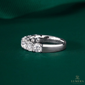 แหวนเพชรเพาะเลี้ยงจากโรงงานโดยตรง รูปทรงกลม รับรองโดย IGI ทอง 9K 10K 14K 18K เครื่องประดับผู้หญิง จำหน่ายส่ง - Product Image 2