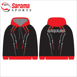 Sudadera con capucha de cara completa para hombre, con cremallera personalizada, impresión por sublimación, estilo urbano - Product Image 4