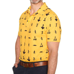 Wholesale Very Low Price Digital Printing Casual Jersey Golf for Shirt for Men OEM for T-Shirts - Product Image 5