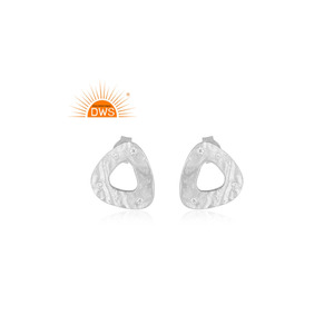 Increíble diseño 925 plata esterlina Natural Cz piedra preciosa pendiente joyería personalizada para mujer regalo para ella - Product Image 3