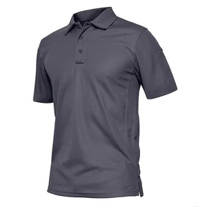 Polo en coton professionnel à séchage rapide avec toile respirante, finition unie et logo personnalisé. - Product Image 4