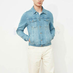 Nouvelle veste en jean tendance pour homme, 100% coton, style décontracté unique, veste en jean pour homme en vente en ligne - Product Image 5