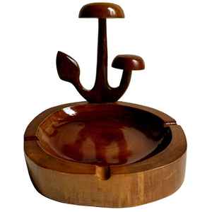 ที่เขี่ยบุหรี่ไม้ตกแต่ง |   ที่เขี่ยบุหรี่และซิการ์ไม้เนื้อแข็งทำมือ - Product Image 1