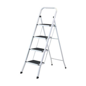 Sgabello Salvaspazio in Acciaio a 4 Gradini - Product Image 1