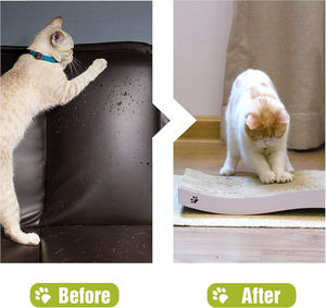 Griffoir pour chat, grattoir durable, planche à gratter en carton ondulé pour chats d'intérieur, robuste, facilité d'utilisation double face - Product Image 4