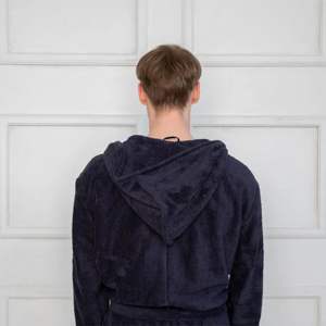 Abrigos de Albornoz Premium para hombre, elegantes y acogedores, ideales para el uso diario y la comodidad del spa - Product Image 3