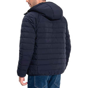 Vestes matelassées à capuche pour hommes, hiver, écologiques, respirantes, chaudes, isolées, confortables, logo avant, pour le travail en extérieur, usage quotidien - Product Image 2