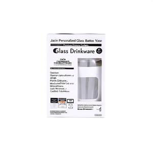 Vaso Personalizzato Jacin in Vetro e Bambù - Gadget Premium per Bevande - Product Image 2
