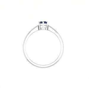 Natural Tanzanite Marquise <b>Solitaire</b> Classic Engagement 925 Sterling <b>Silver</b> <b>Ring</b> - Product Image 2