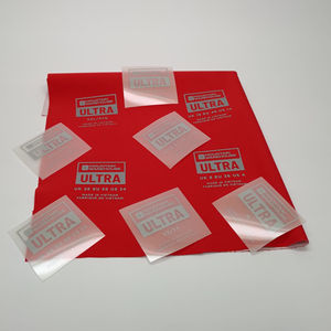 Étiquette de transfert de chaleur réfléchissante personnalisée de bonne qualité étiquette argentée de timbre à chaud étiquette extérieure de marque de fer lavable résistante à l'eau - Product Image 1