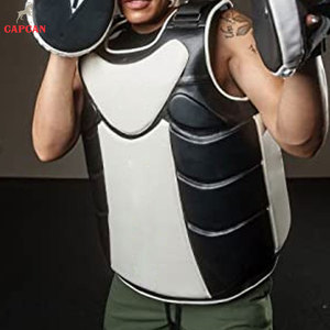 Protection de Poitrine en Cuir Personnalisée avec Logo pour Hommes, Haute Qualité, Légère, Écologique, Entraînement de MMA et de Boxe - Product Image 6