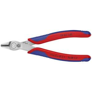 Ciseaux et cisailles électroniques Knipex Super Knips XL à tête polie XL avec poignées multi-composants en acier INOX - Product Image 1