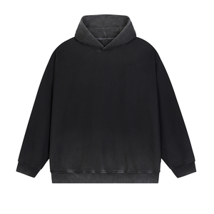 Sudadera con Capucha de Invierno para Hombre, Nuevo Diseño, 100% Algodón, Tejido de Punto, Corte Holgado, Color Sólido, Impresión Digital y Bordado 3D - Product Image 1