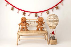 Charmant décor de montgolfière en rotin méticuleusement fabriqué à la main à partir de rotin naturel parfait pour les enfants et les chambres de bébés - Product Image 5