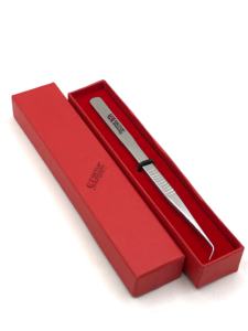 Pinzas de Acero Inoxidable Antiestáticas de Punta Puntiaguda de Alta Calidad para Extensiones de Pestañas, Pinzas con Punta de Fibra, Herramientas de Belleza con Logotipo Personalizado - Product Image 5