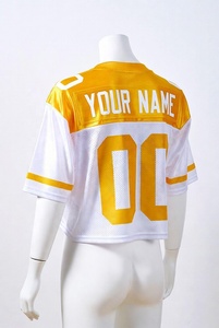 Custom Sublimation Printing Streetwear Football Shirt Custom Embroidery Design Mesh Crop National Team Fans Soccer Jersey - Product Image 4