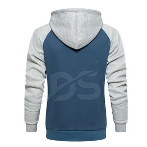 เสื้อฮู้ดผู้ชายขายดี บริการ OEM ผ้าฝ้าย 100% สีพื้น สำหรับฤดูหนาว สไตล์ลำลอง เป็นมิตรกับสิ่งแวดล้อม ขายส่ง - Product Image 3