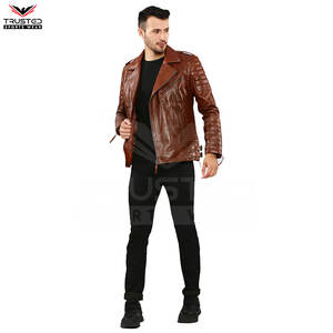 Fabricación profesional Chaqueta de cuero de motocicleta de secado rápido transpirable Estilo formal Precio barato para hombres - Product Image 6