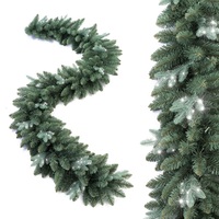 2025 2.7m Guirlande De Glace De Noël Artificielle PVC PE Givré Décoration De Vacances En Gros Festif Guirlandes De Noël Couronnes