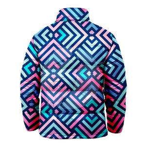 Chaqueta acolchada por sublimación para hombre ajustada de fabricación profesional, ropa informal, chaqueta acolchada gruesa a la moda para exteriores - Product Image 2