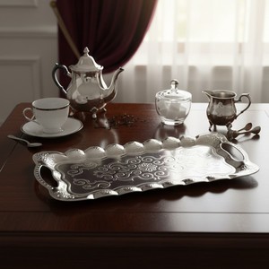 Modern Slim Rectangular Hair <b>Tray</b> Handmade PP <b>Plastic</b> <b>Tray</b> for Food <b>Serving</b> for Home Use Available Wood Metal Styles Welcome - Product Image 4