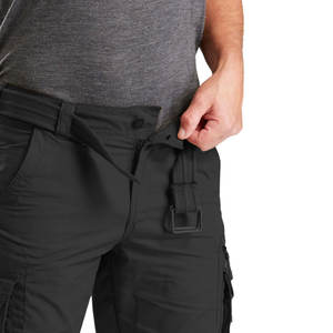 Pantalones Cargo de lona de algodón 100% de secado rápido de cintura alta estilo informal liso teñido oscuro cómodo precio al por mayor mejor material hecho - Product Image 5