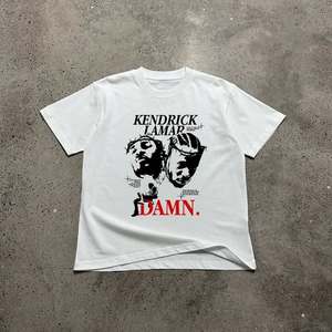 Camisetas informales de estilo hip para hombre de alta calidad, 100% algodón personalizado, manga corta, serigrafía para hombre - Product Image 3