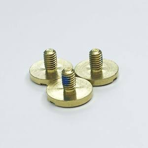 Tornillos de Latón para Encuadernación M3-M5, Cabeza Plana, para Manualidades en Cuero, Correas y Cinturones, Buen Precio, OEM/ODM - Product Image 6