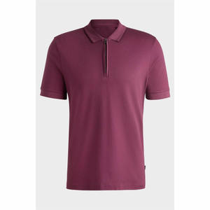 Polo anti-rides à la mode pour hommes, T-shirt tricoté en polyester/coton imprimé avec logo personnalisé, design propre - Product Image 1