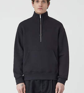 Sweat à capuche décontracté surdimensionné pour homme 2025 avec logo de marque personnalisé imprimé, strass, effet délavé et vieilli, unisexe - Product Image 1