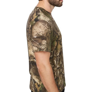 Chemise pour homme, vente en gros, 100% coton, manches courtes, camouflage couleur jungle, désert, forêt, t-shirt personnalisé pour homme - Product Image 5
