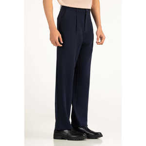 Pantalones Smart Casual Slim Fit MN-TRC-SS26-004, 100% Algodón, Cintura Media, Tela de Worsted, Cierres de Cremallera, Diseño Formal Tipo Cargo, Disponibles en Tallas XL a 6XL - Product Image 5