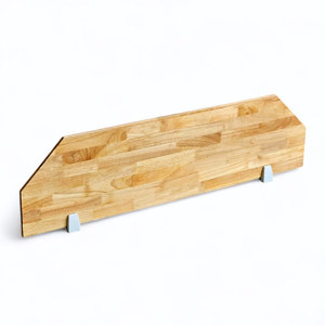 VNG002 Minimalist 110x30cm <b>Desk</b> Partition Custom Melamine Panel for Home Office Hospital 12mm Thick Rubber Office <b>Workstation</b> - Product Image 1