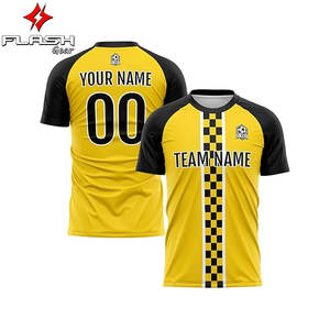 Camiseta de fútbol antigua Vintage transpirable de calidad tailandesa, camiseta de fútbol Retro clásica, camiseta de fútbol deportiva Unisex personalizada 100% - Product Image 1