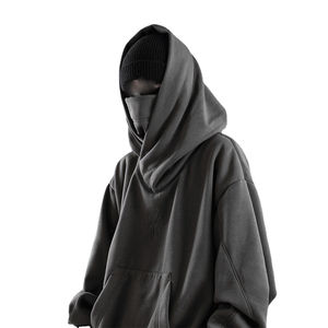 Pull-over lourd avec logo personnalisé Sweats à capuche et sweat-shirts pour hommes Sweats à capuche de luxe en molleton de coton et polyester de haute qualité - Product Image 4