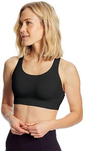 สปอร์ตบราไนลอนผ้าสแปนเด็กซ์สำหรับผู้หญิงแห้งเร็วระบายอากาศได้ดีใช้ออกกำลังกายวิ่งออกกำลังกายเสื้อตัวสั้น - Product Image 2