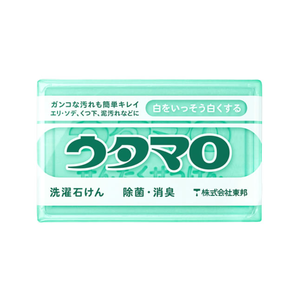 Toho Utamaro savon à lessive antibactérien et désodorisant Standard 133g marque de vache fabriqué au japon pour l'élimination des taches difficiles - Product Image 1
