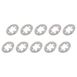 Rondelle dentelée en métal de qualité industrielle, fabriquée pour l'installation de structures en acier et les systèmes de jonction boulonnés à couple élevé - Product Image 2